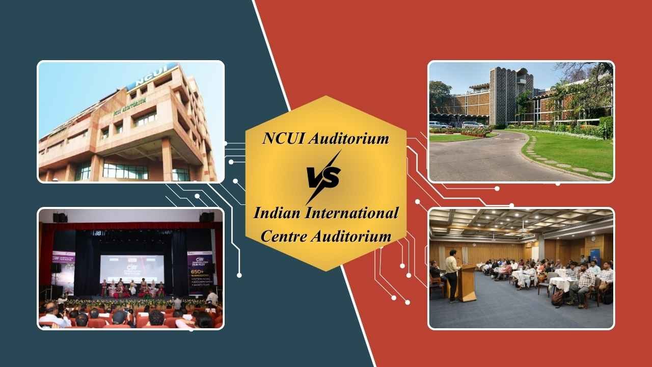NCUI vs Indian International Centre Auditorium